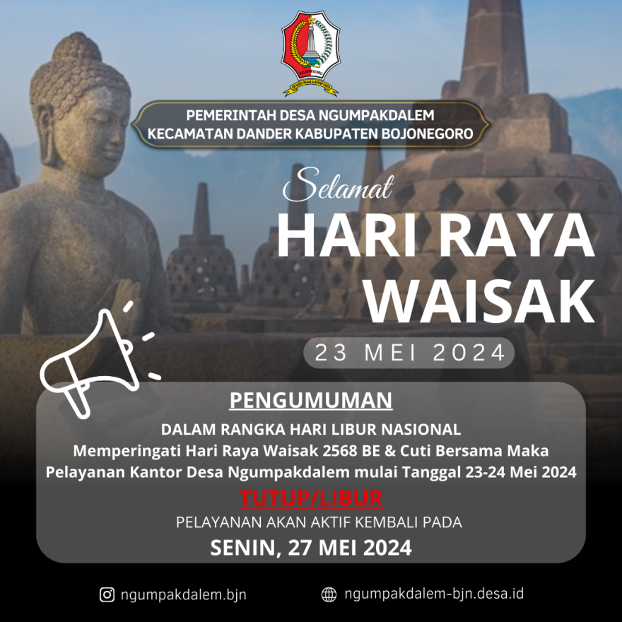 Hari Raya Waisak 2568 BE/2024 M